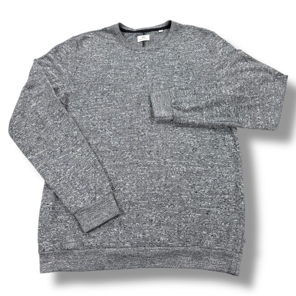 AG‎ Adriano Goldschmied Sweater Mens Size Medium M Grey Crew Neck Long Sleeve